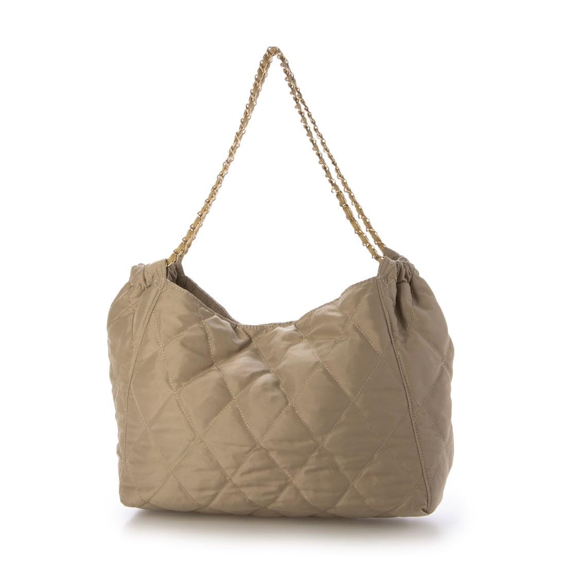 

[Kashkash] Nylon quilted chain tote