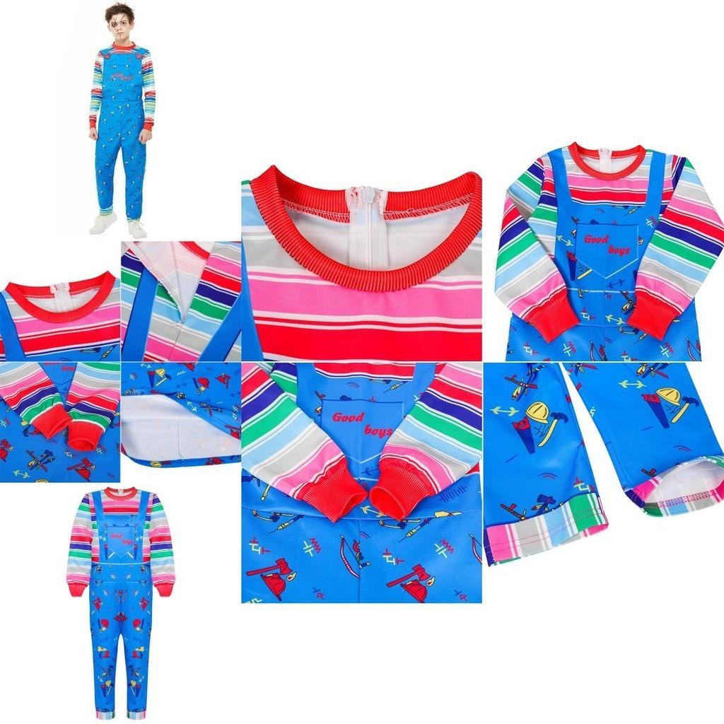 Adorable Child's Play Licensed Chucky Costume For Halloween Kids Fancy Dress