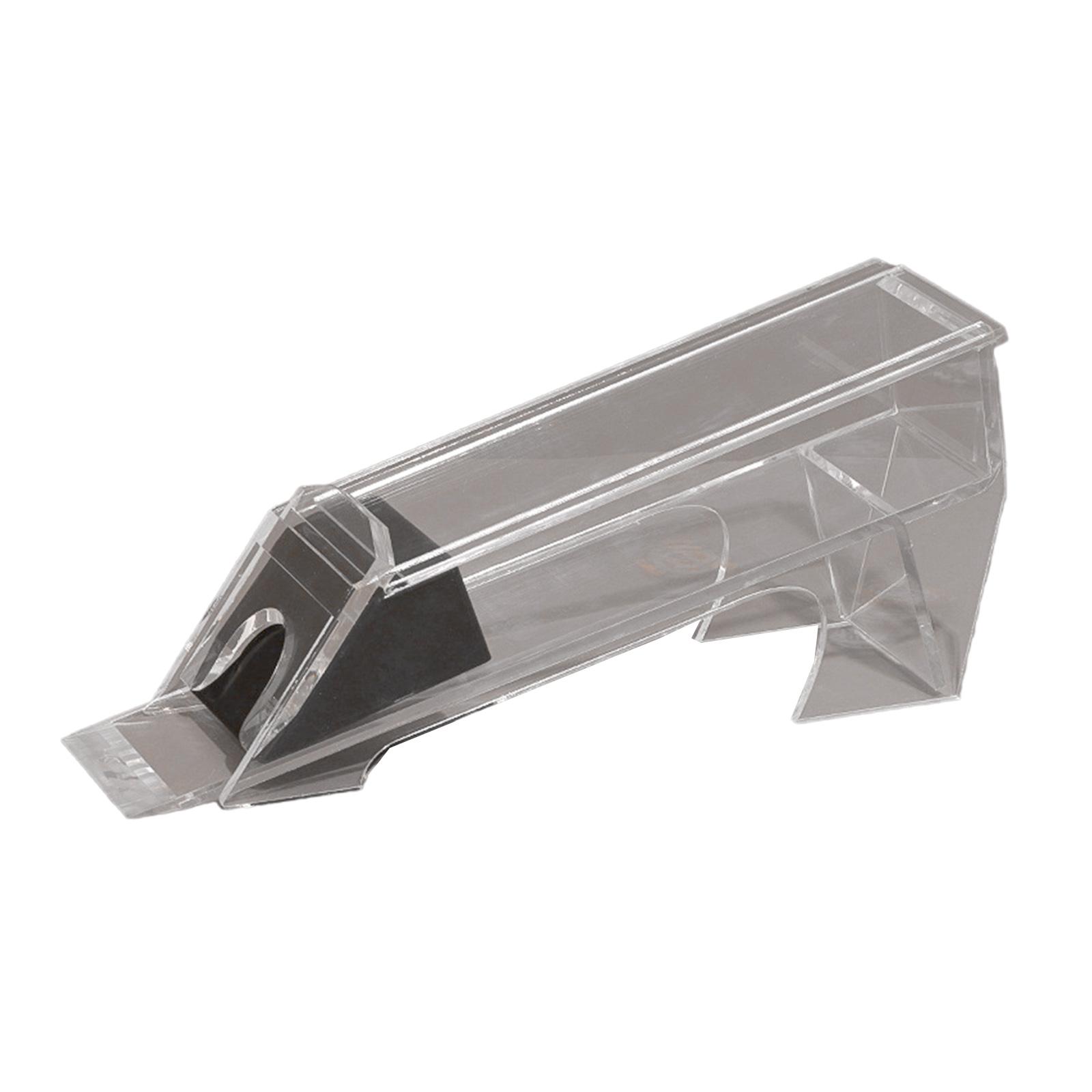 

8 Deck Acrylic Playing Card Dealing Shoe Pokers Dealer Playing Card Shuffler for Standard Size Pokers Deck Easy Use