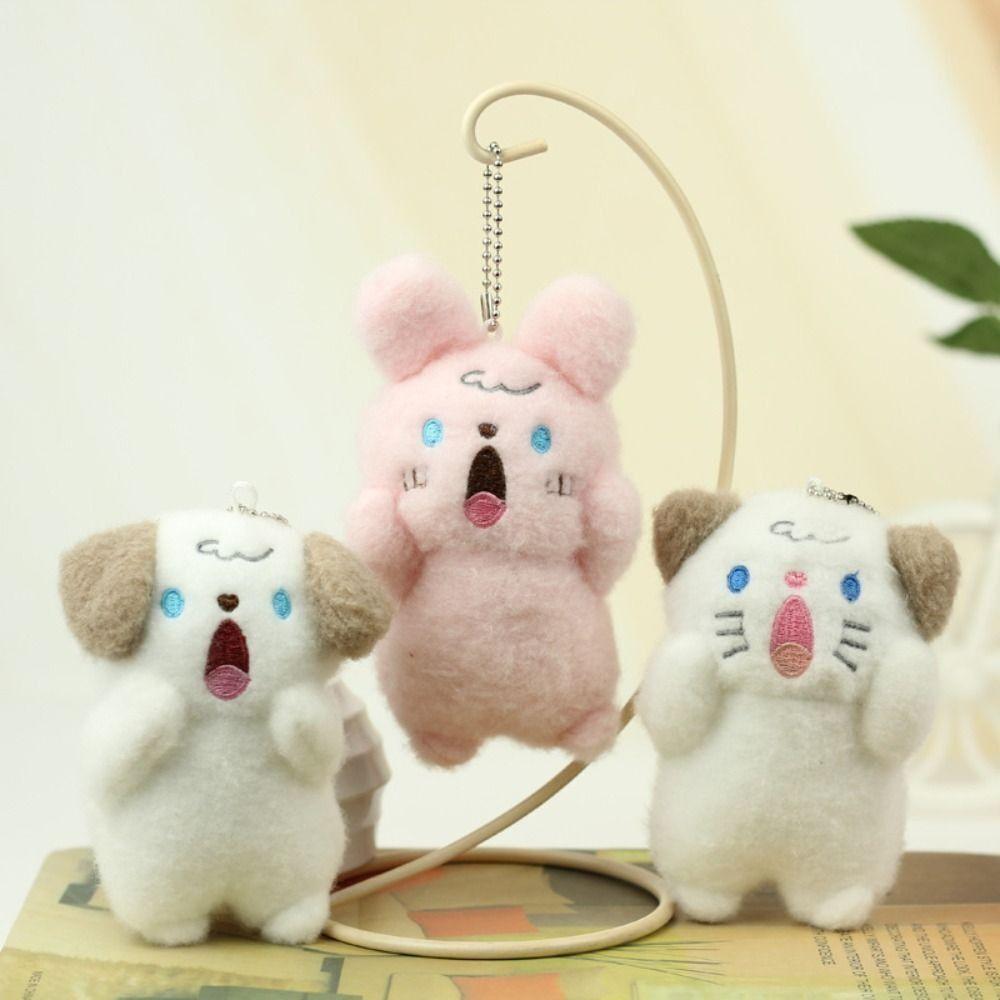 

Кошка Собака Кричащая Подвеска Декора Медведь Плюшевая Кукла Брелок Новый Подвеска Для Рюкзака