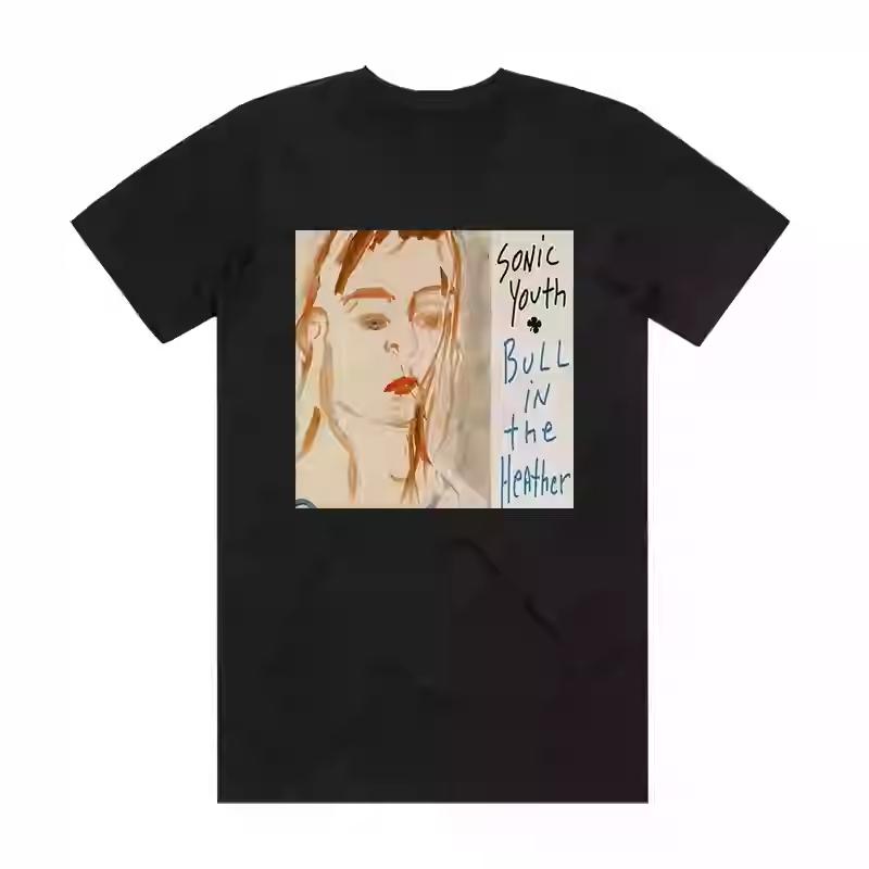 2025 New Sonic Youth Rock Art Men and Women Retro American Short Sleeve T-shirt