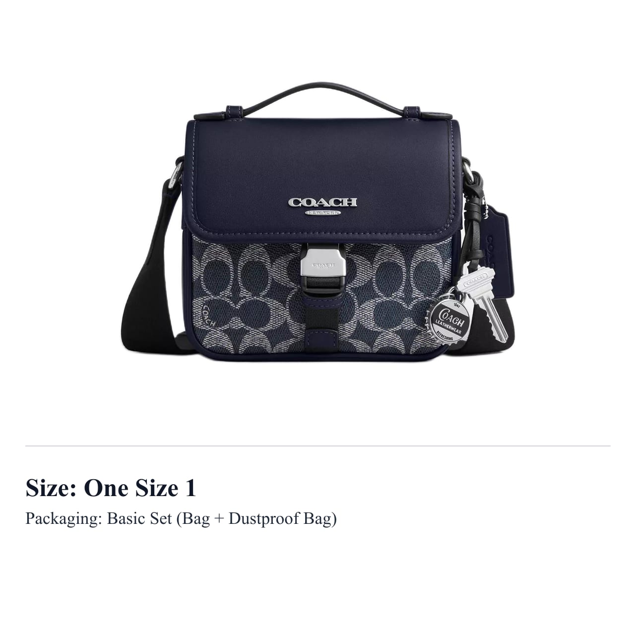 COACH RACER Coated Canvas With Calfskin