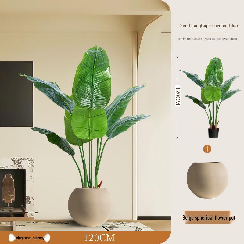 Árbol Artificial Ave del Paraíso - Planta de Suelo Grande para Interiores para Decoración de Sala de Estar