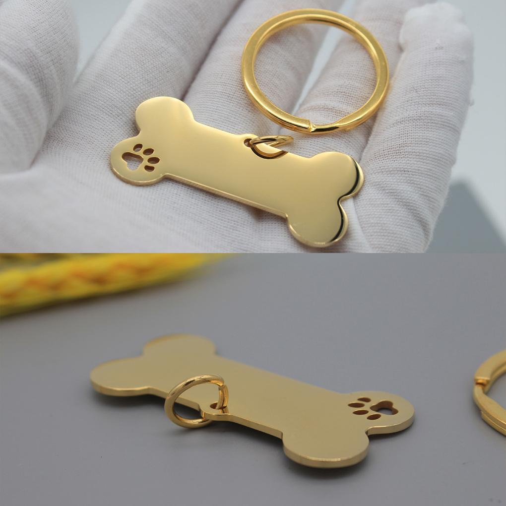 Personalisierte Hundemarken Kleine Halsbänder Anhänger Gravur Dekorative Namensschilder Katzen Haustiere Haushaltsbedarf Zubehör
