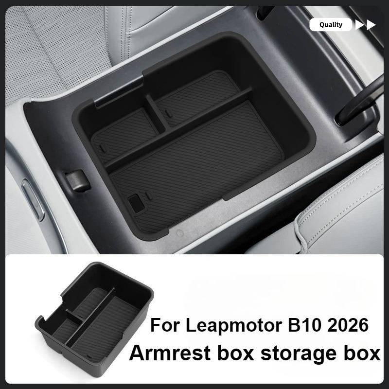 For Leapmotor B10 2025~2026 Wireless Charging Pad Silicone Anti-Slip Mats Auto Interior Anti Dirt Pad Accessiories For Leapmotor