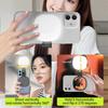 Magnetic Mobile Phone Selfie Mirror Multi-functional Adjustable Selfie Fill Light Foldable Dual-colour Mobile Phone Fill Light