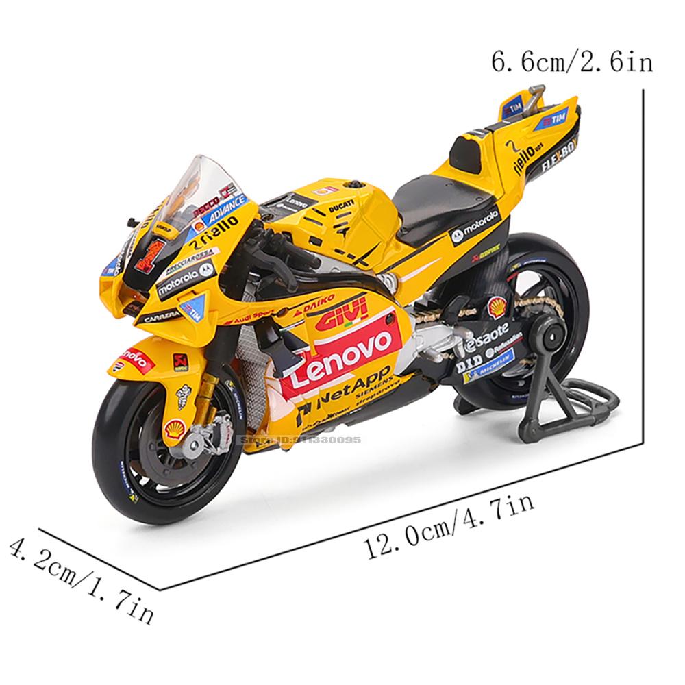 Maisto 1:18 2023 Ducati Lenovo Team #1 Bagnaia Campione pilota Moto GP Racing lega di alluminio pressofusa modello motocicletta collezione regalo giocattolo