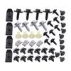 50pcs U-Type Nut Clips & Screws Kit for Toyota Lexus Engine Splash Shield Fender
