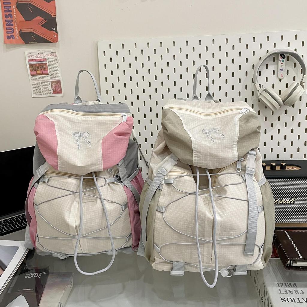 Lekki plecak górski na zewnątrz - Duża pojemność, Konstrukcja ze ściągaczem, Idealny dla uczniów szkół średnich/licealnych i studentów, Torba podróżna unisex.