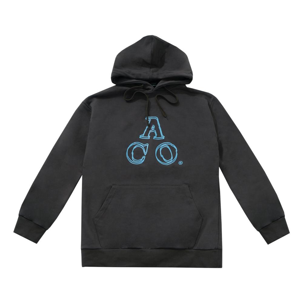 Aco Logo Hoodie (Charcoal/Blue)
