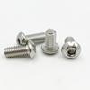 304 Stainless Steel Hexagon Hex Socket Head Button Allen Screw Set M2 M2.5 M3 M4 M5 M6 M8 M10 Allen Hex Socket Button Head Screw