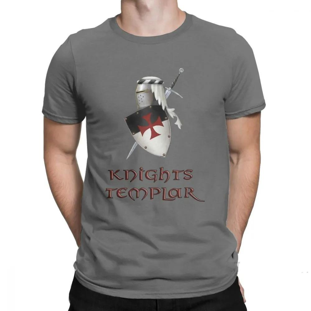 Knights Templar Weaponry Helmet Sword Shield TShirt Summer Cotton Short Sleeve ONeck Mens T Shirt New S3XL