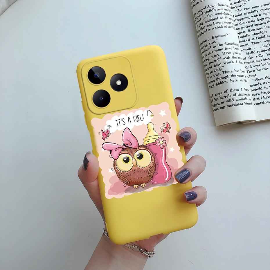 For Funda Realme Note 50 Case RMX3834 Cute Love Heart Silicone Soft Phone Case For Realme Note 50 Back Cover Note50 6.74" Coque