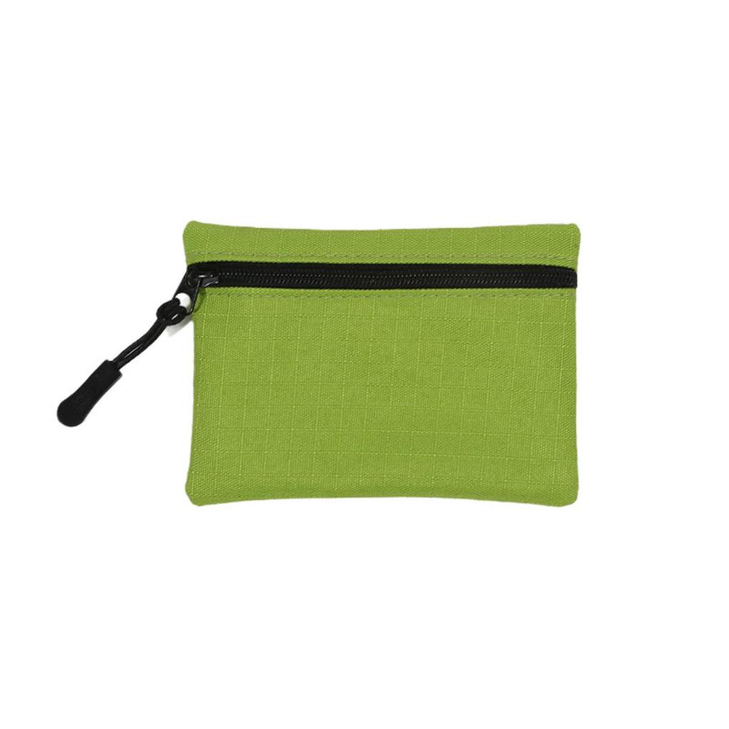 Credit Card Holder Kids Mini Cute Purse Oxford Cloth Coin Purse Women Zipper Coin Pouch Key Earphone Data Cable Card Bag