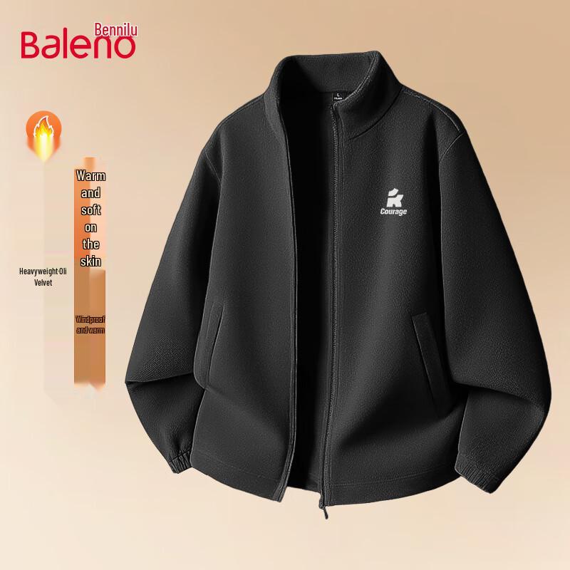 

Baleno Men s Fleece-Lined Stand-up Collar Jacket 2XL