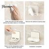 Kitchen Sink Sponge Holder Wall Mounted Flexible Holder, Traceless Adhesive Drain Rack, Space Storage Rack for Soap Saving Bendable And Countertop