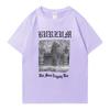 Vintage Hip Hop Burzum Band Printed streetwear Men Women Death rock Heavy metal short sleeve t-shirts Unisex 100% Cotton T shirt