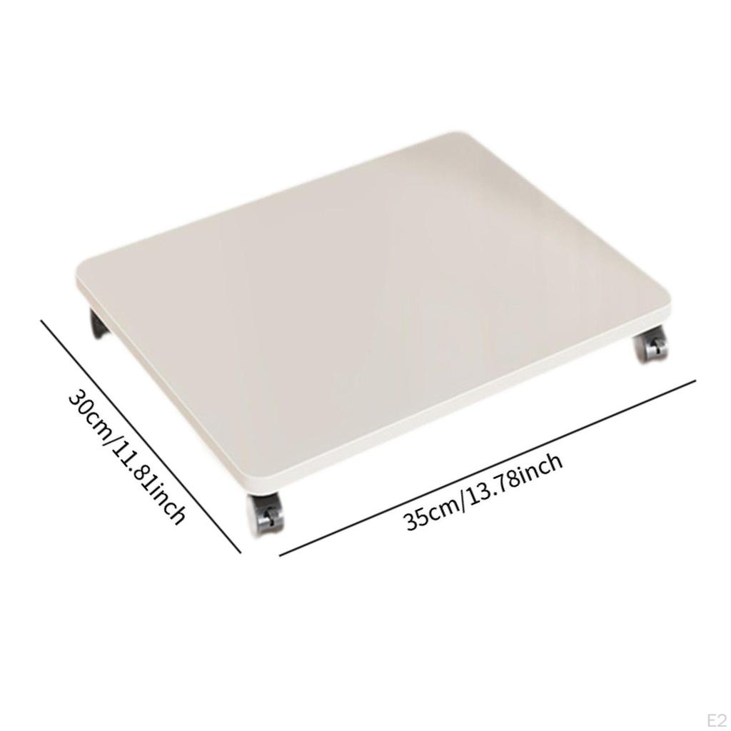 Rack de Áudio Móvel com Rodas para Organização Doméstica e de Escritório