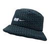 Nike Brand Logo Polyester Fisherman Hat Unisex Hats Seaweed-Green White HV7019-390