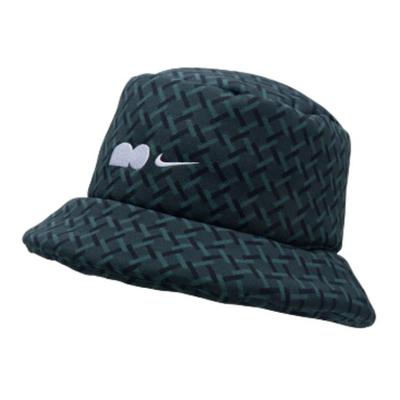 Nike Logotipo de Marca Sombrero de Pescador de Poliéster Sombreros Unisex Verde Alga Blanco HV7019-390