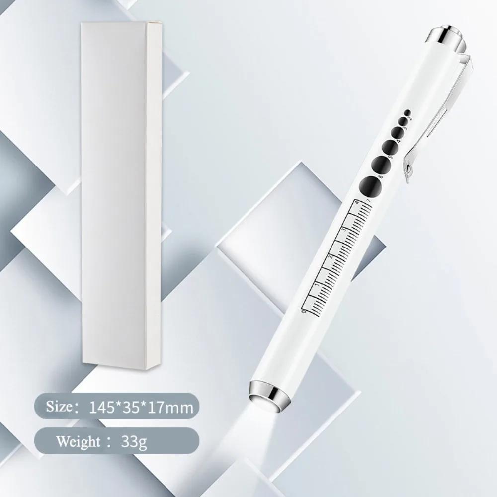 Mini Portable Medical Nurses Penlight Medicals with Clip Flashlight with Clip Water-Resistant Reusable LED Pocket Torch