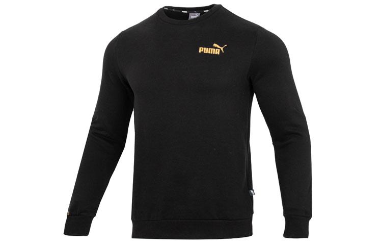 PUMA Sweatshirts Men s Crew Neck Moderate Regular 674346-01 XL