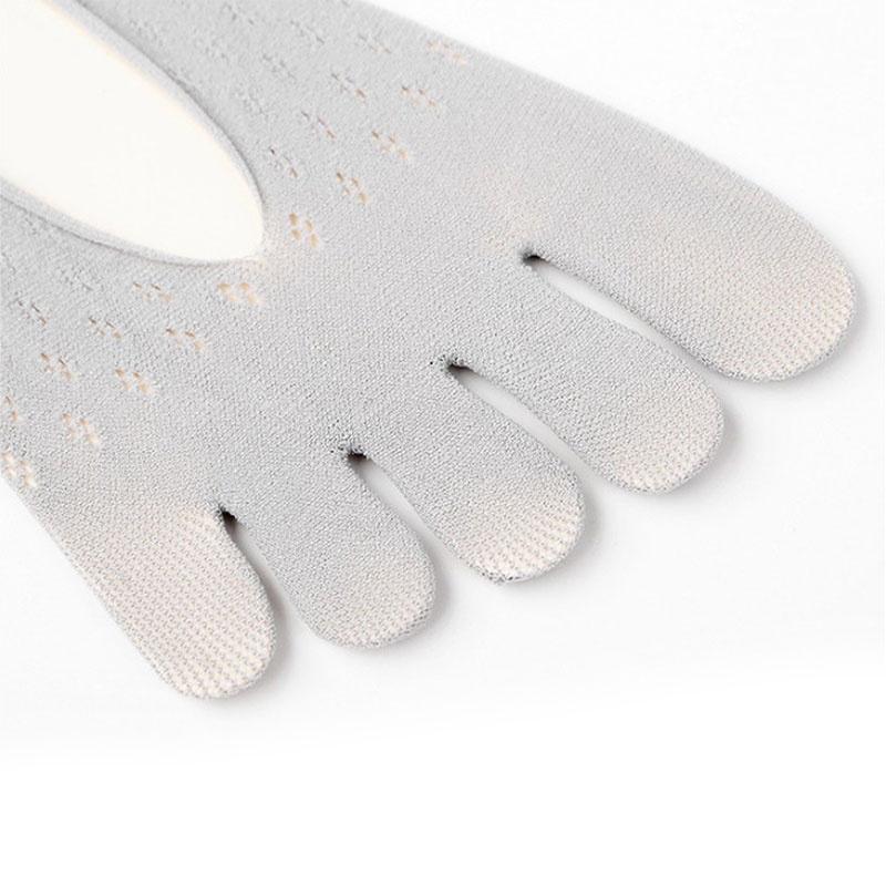 Fashion Thin Sock Slippers Women Invisible Silicone Anti-Skid Five Finger Socks