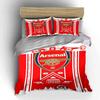 Set Biancheria da Letto a Tema Calcio Arsenal Set Biancheria da Letto (1 copripiumino, 2 federe, piumino non incluso)