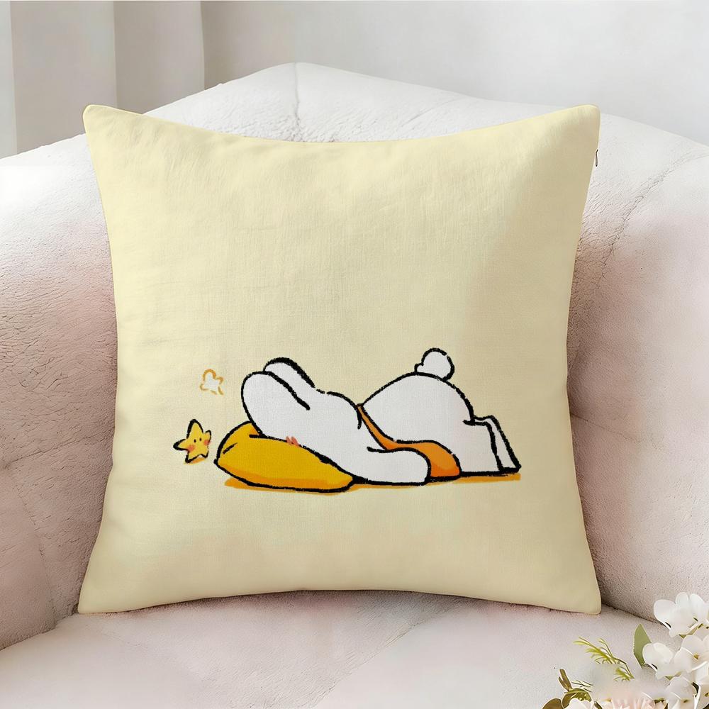 Cute Sleeping Polar Bear Pillow Case Pillowcase Doublesided Printed Sofa Cushion Bedroom Headboard Pillow