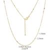 14K Gold Plated Copper DIY Plain Necklace Chain O Twist Snake Multiple Sizes