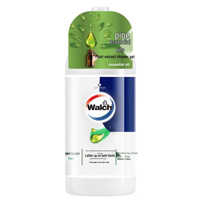 Walch Refreshing & Moisturizing Pine Essential Oil Shower Gel
