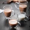 Double Bottom Wall Glass Coffee Cup Whiskey Tea Thermal Heat Resistant Cocktail Vodka Shot Wine Mug Drinkware Tumbler Set