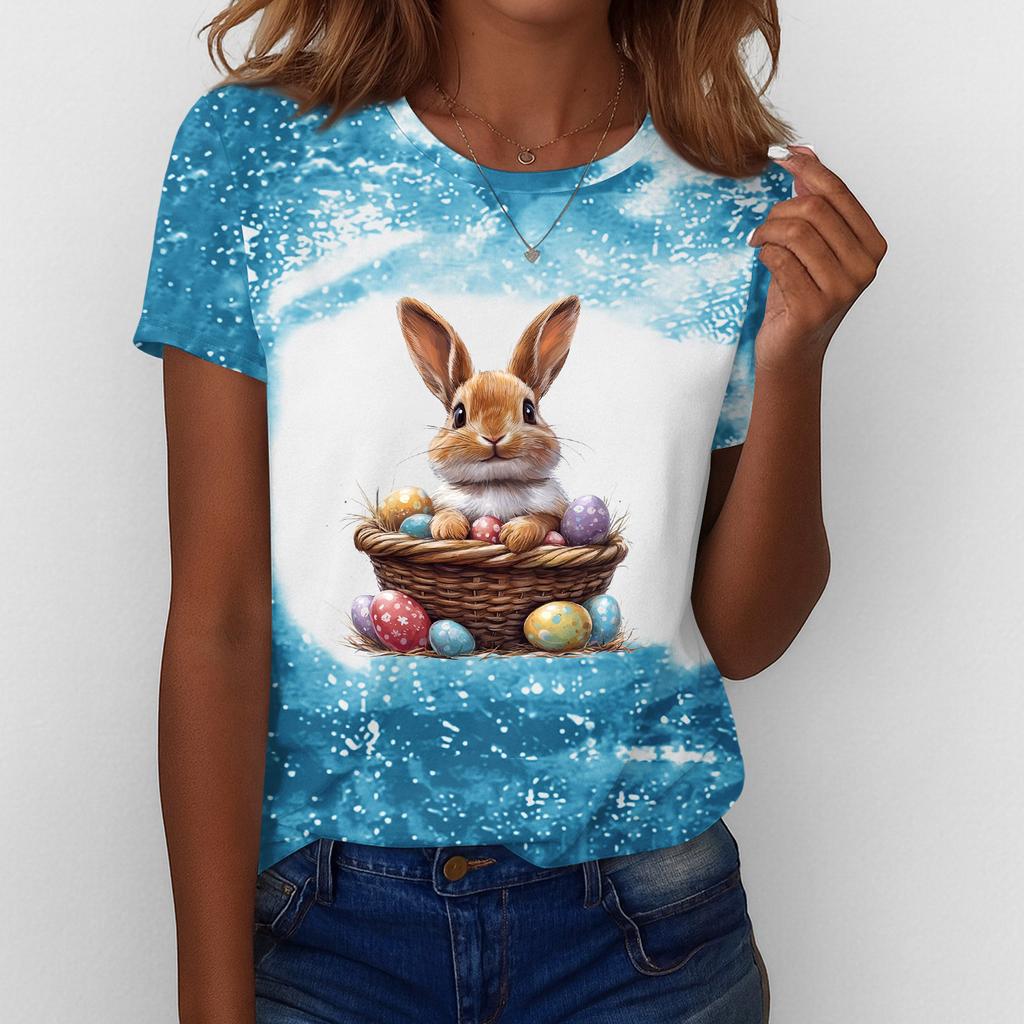 Women's T Shirt Tee Print Short Sleeve Daily Weekend Fashion Basic Regular Top  St. Patrick's Day