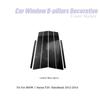 Carbon Fiber Car Window B-pillars Decorative Sticker For BMW X1 X3 X5 X6 Series 1 3 5 E90 F34 F07 Car Styling Trim