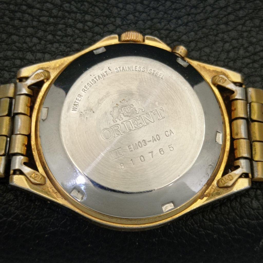 GENUINE VINTAGE ORIENT AUTOMATIC 46943 JAPAN MENS ORIGINAL DIAL WATCH A703495-1