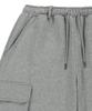 Mattengkim Terry Utility Pocket Bermuda Pants In Gray