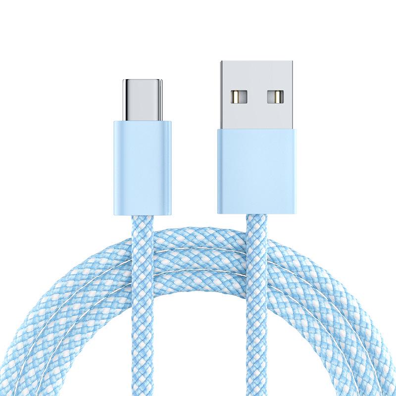 Macaron Color Type-C Data Cable for Apple 15/16, Samsung - Fast Charging USB Cable