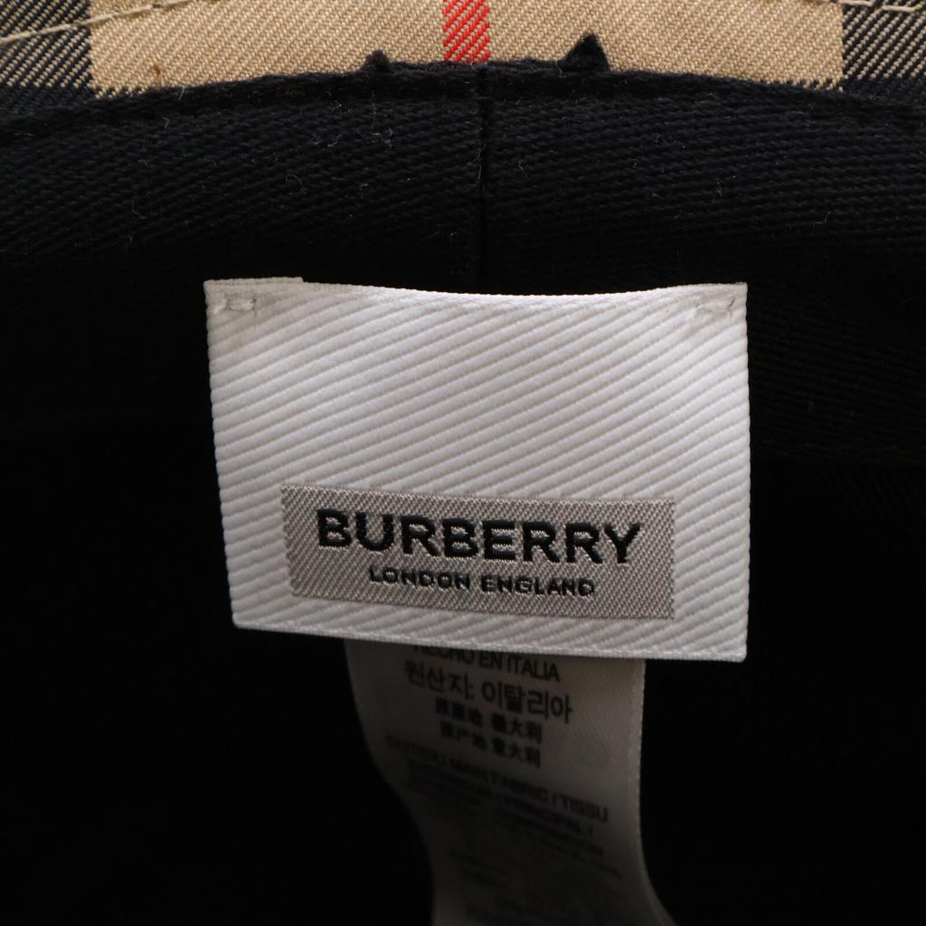 Burberry [Excellent Condition/Domestic Authentic] 8026927 Vintage Check Panel Bucket Hat Hat M Archive beigeUsed