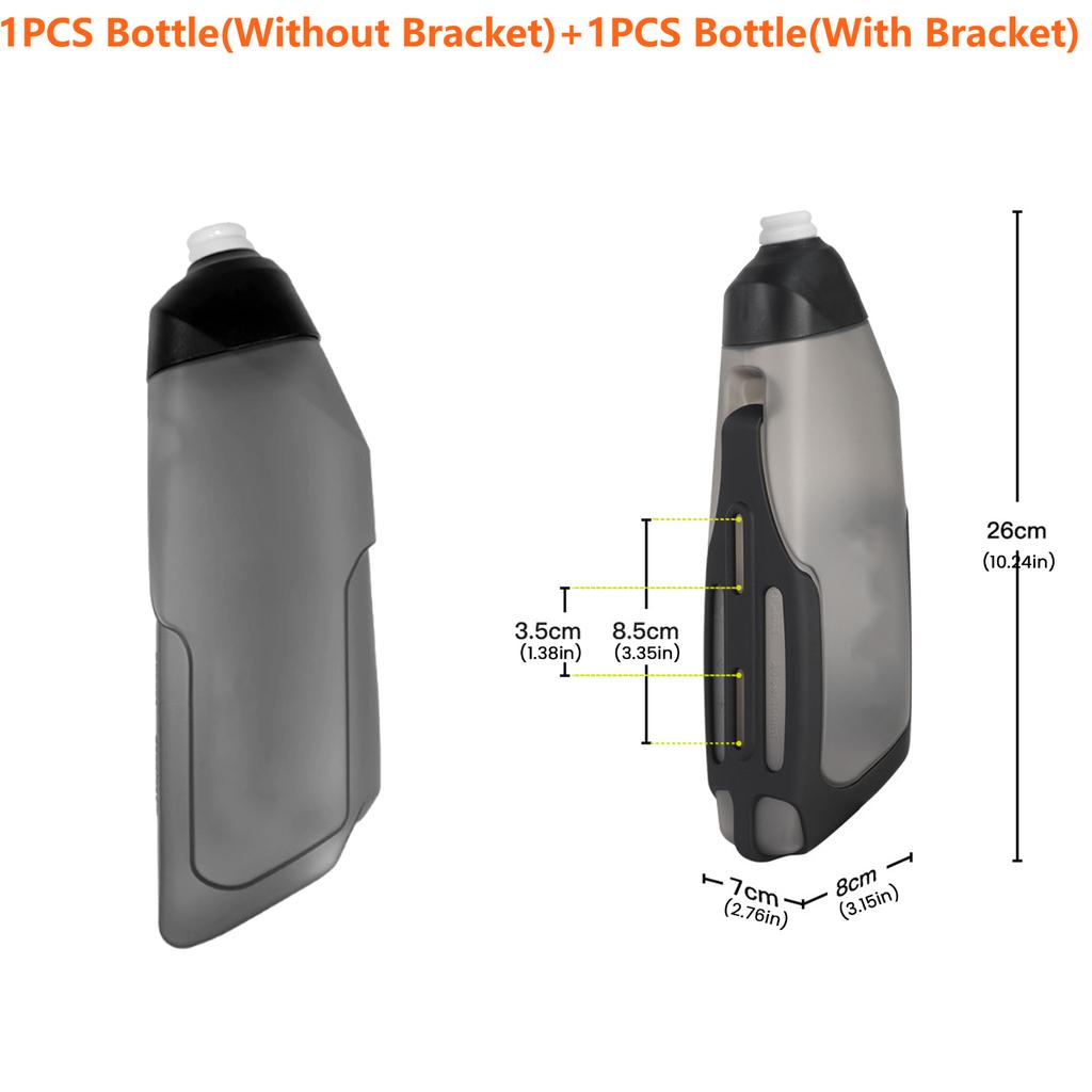 1/2PCS Bicycle Frame Down Tube Riding Water Kettle 600ML Water Bottle Aerodynamic Bicycle Bottle For Cycling Biking Fitness New