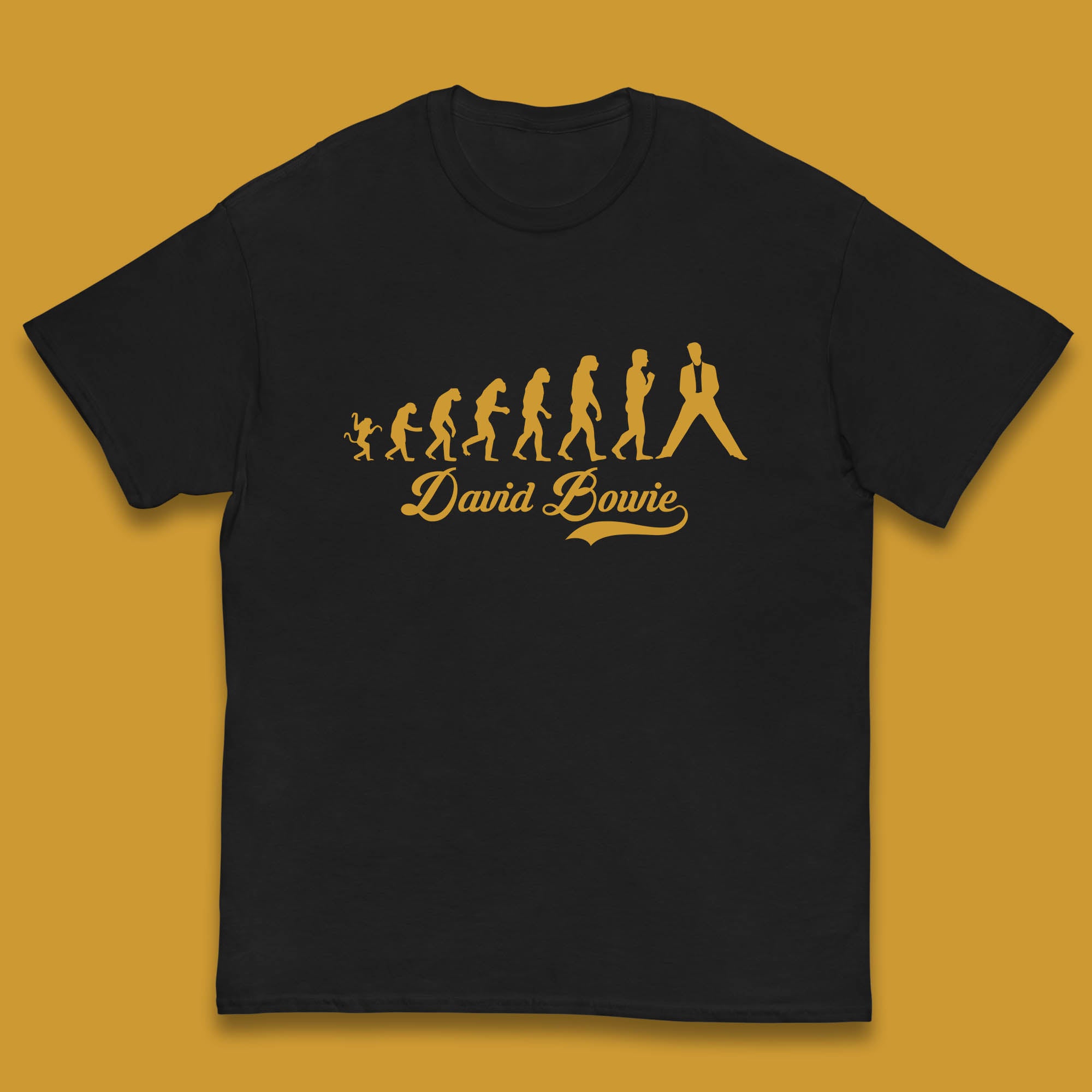 David Bowie Human Evolution Kids T Shirt 100