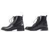 Great SAINT LAURENT PARIS short boots Lace-up Leather black Women 35.5 354530 Used