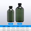 High-Grade PET Plastic Dispensing Bottle, Tea-Colored, 300ml & 500ml - Ideal for Lotion, Shower Gel, Shampoo