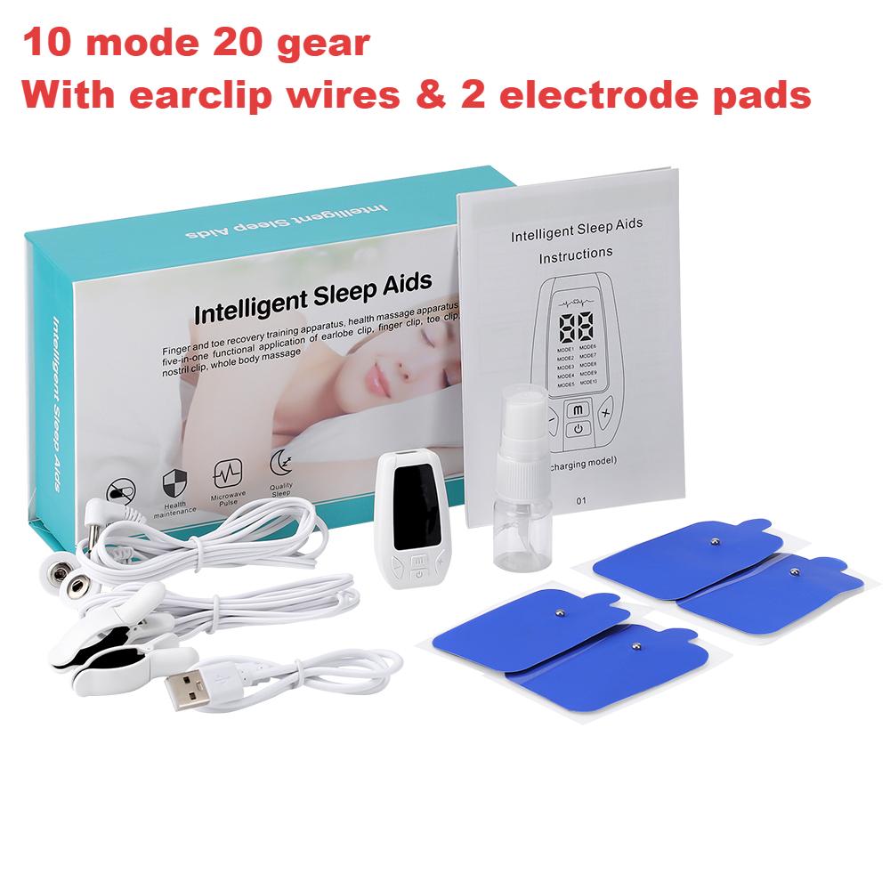 

Пристрій для сну терапією CES Полегшує безсоння Швидкий сон Зменшує тривогу Краніальна електротерапія Стимуляція Покращує снодійні засоби