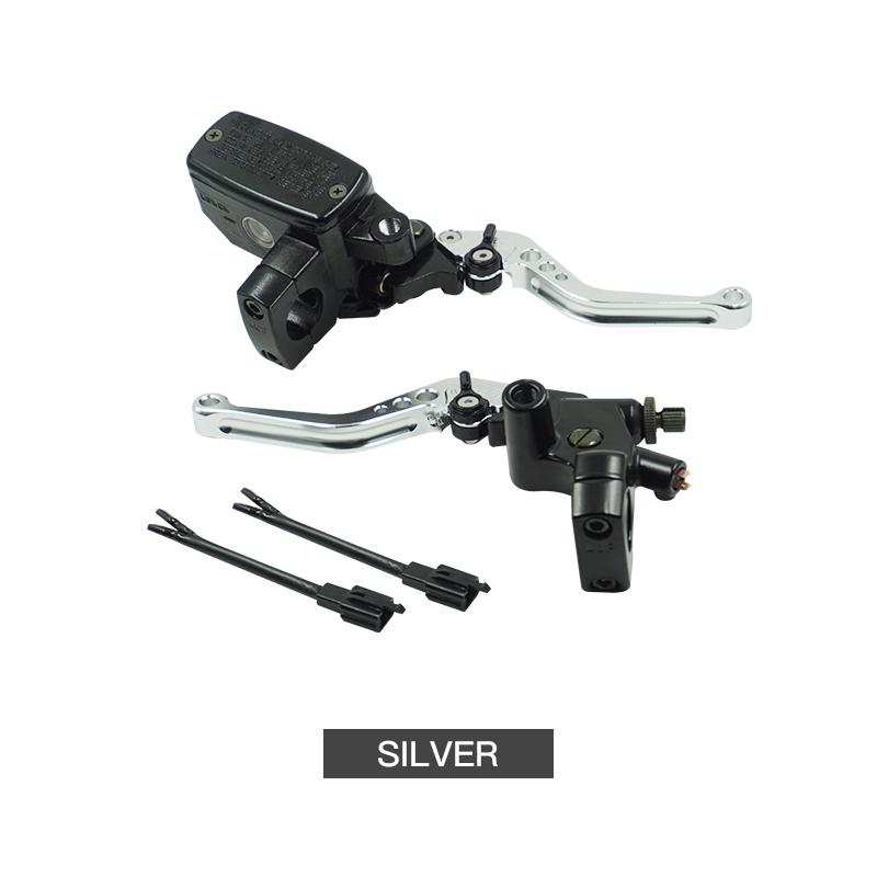 1" 25mm Universal Motorcycle Brake Clutch Master Cylinder Hydraulic Pump with Adjustable Levers For Honda SHADOW Yamaha Suzuki