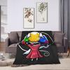 Hollow Knight Silksong Blanket  Warm Funny Plush Throw Blanket For Children Bedroom Flannel Bedspread Bed Cover