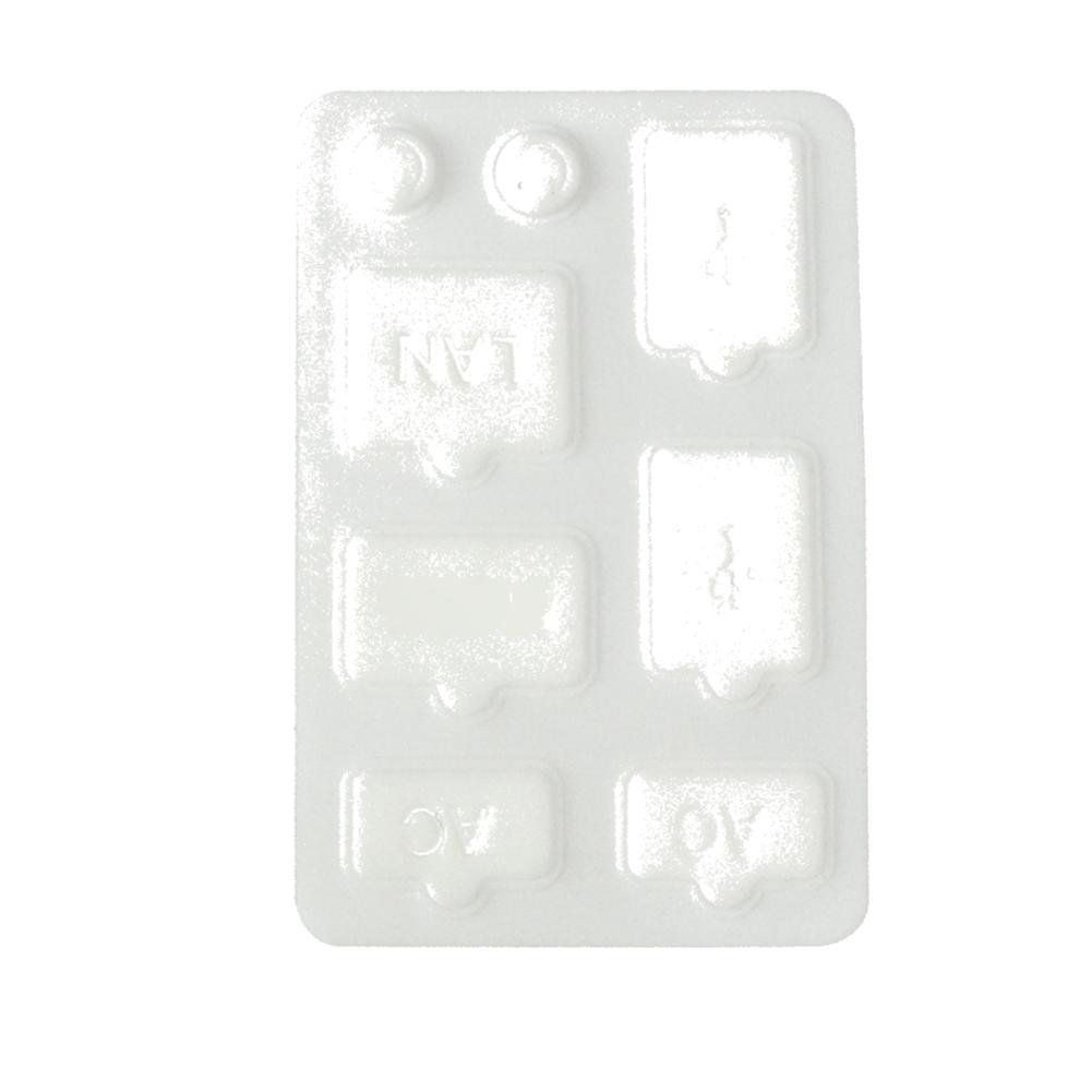 8pcs Dust Plug Dustproof Kit Silicone Dustproof Plugs Replacement Game Console Accessories for NS Switch/Switch OLED/Switch Lite