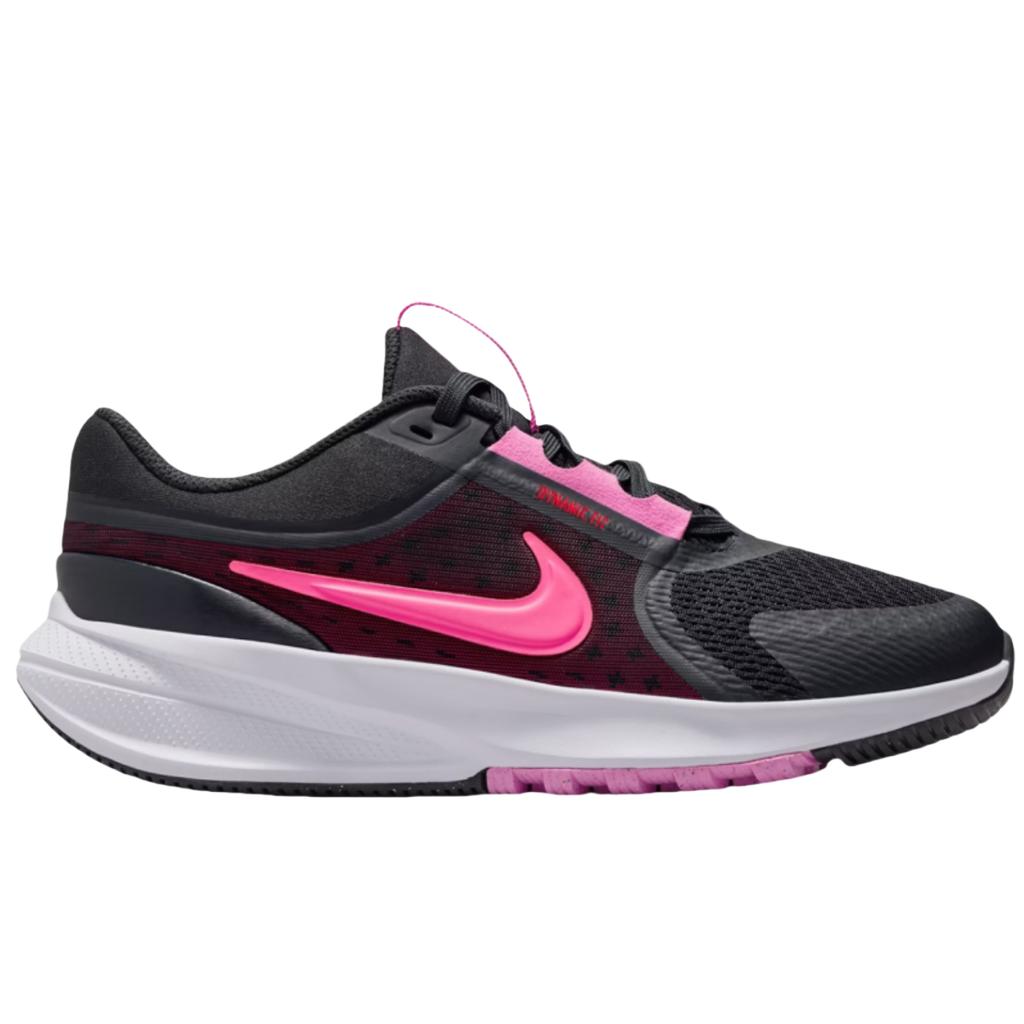 Nike Star Runner 5 GS Off Noir Hyper Pink Kids Sneakers Black Playful-Pink Bright-Crimson HF7004-005