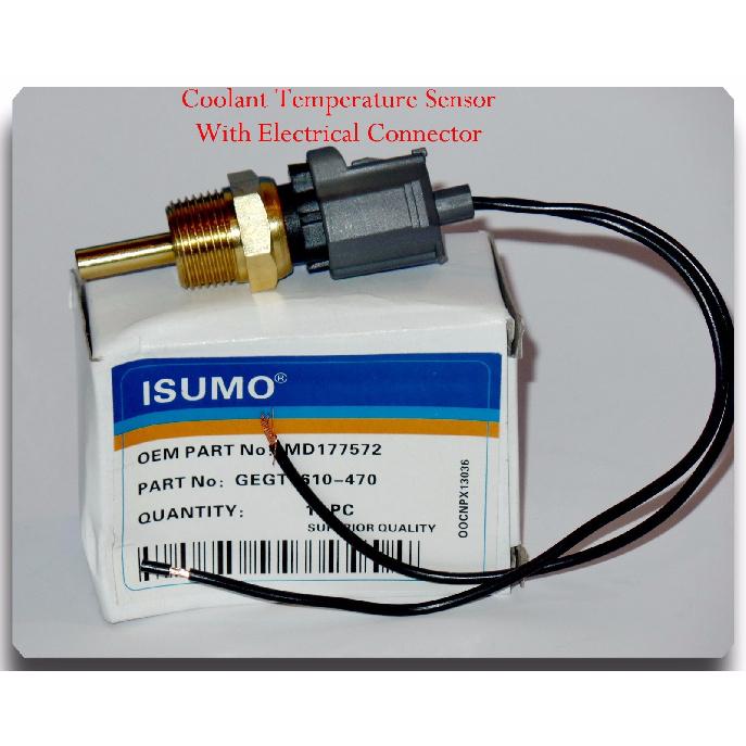 Temperature Sensor W/ Connector Fits: Chrysler Dodge Hyundai Mitsubishi