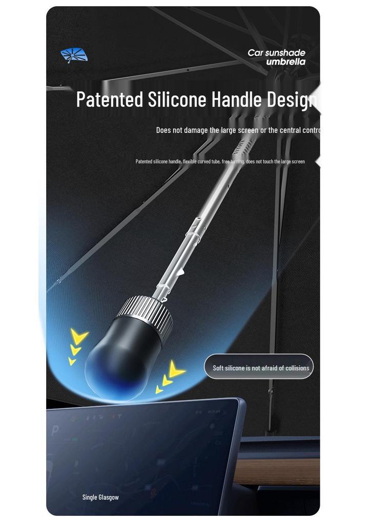 Car Windshield Blackout Sunshade Umbrella - Front Sun Protection & Heat Insulation, 2025 Model