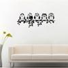 Owl Shaped PVC Wall Sticker Removable DIY Wall Decal Home Bedroom Decoration